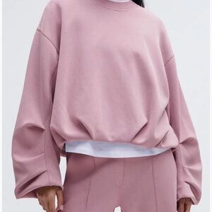 Lululemon Athletica Rose Blush softstreme Sweatshirt pullover Xs pink